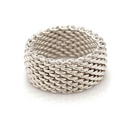 Tiffany & Co. Sterling Silver Mesh Ring