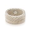 Image 2 : Tiffany & Co. Sterling Silver Mesh Ring