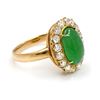 Image 2 : Jade and Diamond Ring