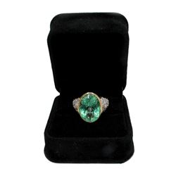 Emerald & Diamond Ring