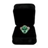 Image 1 : Emerald & Diamond Ring