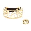 Image 1 : Tous 18k Gold Wide Ring & Bracelet