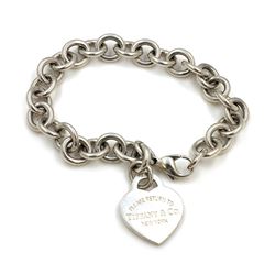 Tiffany & Co. Heart Tag Charm Bracelet