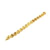Image 1 : 18k Gold Engraved Flower Link Bracelet