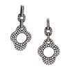 Image 1 : Pair of 18k Gold & Diamond Earrings