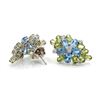 Image 2 : Pair of Gem-set Cluster Earrings