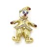 Image 1 : 18k Gold Gem Set Clown Pin