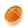 Image 2 : 14k Gold Shell Cameo Brooch