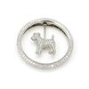 Image 1 : Platinum Diamond Pin Pendant