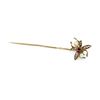Image 1 : Gem-set Fly Stick Pin