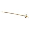 Image 1 : Natural Pearl & Ruby Twig Stick Pin