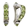 Image 1 : 18 k Gold & Peridot Cufflinks