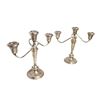 Image 1 : Pair of Silver Convertible Candelabra