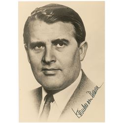 Wernher von Braun Signed Photograph