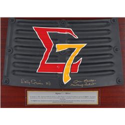MA-8’s Hand-painted Logo Signed by Schirra and Bibby