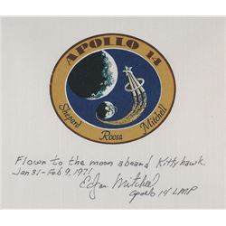 Edgar Mitchell’s Apollo 14 Flown Beta Cloth