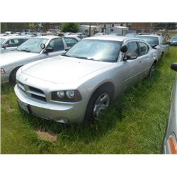 2008 DODGE CHARGER, S/N 2B3LA43H68H216432, V8 GAS, A/T, ODOMETER READING 194,760 MILES