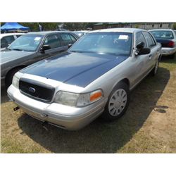 2006 FORD CROWN VICTORIA, S/N 2FAHP71W66X147286, V8 GAS, A/T, ODOMETER READING 214,140 MILES