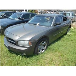 2008 DODGE CHARGER, S/N 2B3LA43HX8H255136, V8 GAS, A/T, ODOMETER READING 210,979 MILES