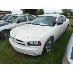 2008 DODGE CHARGER, S/N 2B3LA43H58H216406, V8 GAS, A/T, ODOMETER READING 187,678 MILES