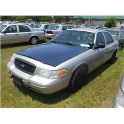 2009 FORD CROWN VICTORIA, S/N 2FAHP71V09X143357, V8 GAS, A/T, ODOMETER READING 149,525 MILES