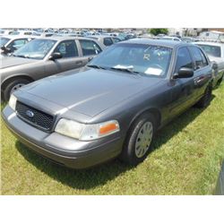 2006 FORD CROWN VICTORIA, S/N 2FAHP71W06X143556, V8 GAS, A/T, ODOMETER READING 188,101 MILES