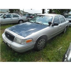 2007 FORD CROWN VICTORIA, S/N 2FAHP71W87X145024, V8 GAS, A/T, ODOMETER READING 194,213 MILES