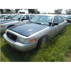 2007 FORD CROWN VICTORIA, S/N 2FAHP71W07X145017, V8 GAS, A/T
