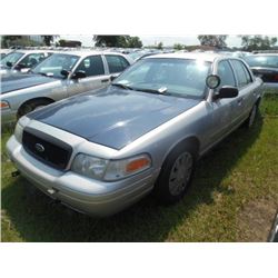 2007 FORD CROWN VICTORIA, S/N 2FAHP71W47X144985, V8 GAS, A/T