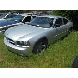 2008 DODGE CHARGER, S/N 2B3LA43H88H216433, V8 GAS, A/T, ODOMETER READING 135,570 MILES