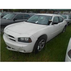 2008 DODGE CHARGER, S/N 2B3LA43H38H216405, V8 GAS, A/T, ODOMETER READING 197,640 MILES