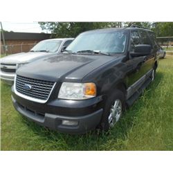 2005 FORD EXPEDITION XLT, S/N 1FMPU15525LA66435, V8 GAS, A/T, ODOMETER READING 188,869 MILES