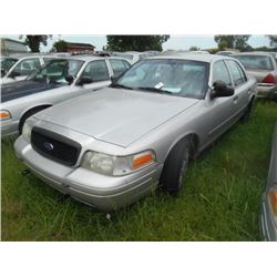 2006 FORD CROWN VICTORIA, S/N 2FAHP71W76X147250, V8 GAS, A/T, ODOMETER READING 204,616 MILES