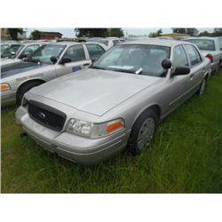 2006 FORD CROWN VICTORIA, S/N 2FAHP71W76X147278, V8 GAS, A/T, ODOMETER READING 196,283 MILES