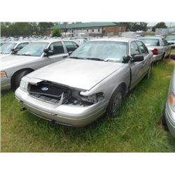 2010 FORD CROWN VICTORIA, S/N 2FABP7BV2AX106612, V8 GAS, A/T, ODOMETER READING 159,905 MILES