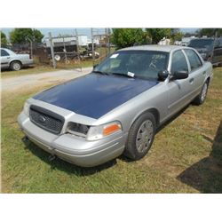 2007 FORD CROWN VICTORIA, S/N 2FAHP71W37X144993, V8 GAS, A/T