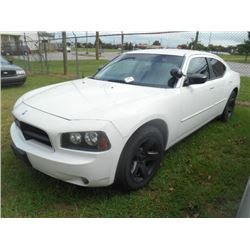 2008 DODGE CHARGER, S/N 2B3LA43HX8H216403, V8 GAS, A/T, ODOMETER READING 160,747 MILES