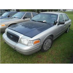 2006 FORD CROWN VICTORIA, S/N 2FAHP71W06X147199, V8 GAS, A/T