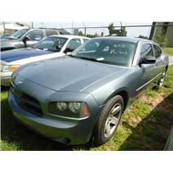 2007 DODGE CHARGER, S/N 2B3LA43H07H644592, V8 GAS, A/T, ODOMETER READING 187,020 MILES