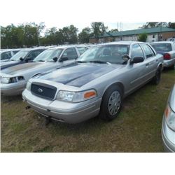 2007 FORD CROWN VICTORIA, S/N 2FAHP71W07X144997, V8 GAS, A/T, ODOMETER READING 181,346 MILES