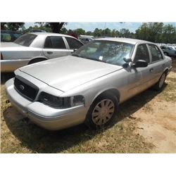 2008 FORD CROWN VICTORIA, S/N 2FAHP71V78X161031, V8 GAS, A/T
