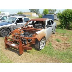 2010 DODGE CHARGER, S/N 2B3CA4CT5AH255054 (BURNT) (PARTS ONLY)