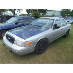 2006 FORD CROWN VICTORIA, S/N 2FAHP71W36X147200, V8 GAS, A/T
