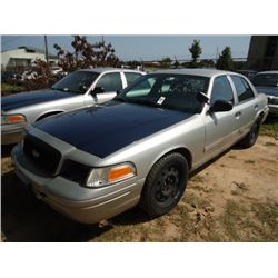 2009 FORD CROWN VICTORIA, S/N 2FAHP71V19X143383, V8 GAS, A/T