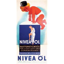 Beautiful Old Nivea Poster