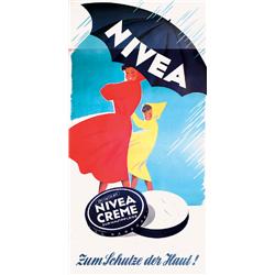 Old Nivea Poster from Austria