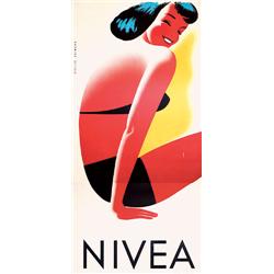 Old Nivea Poster, Huge