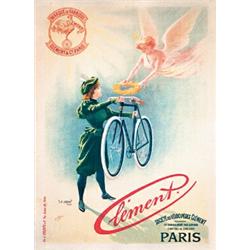 Old Bicycle Poster 1896