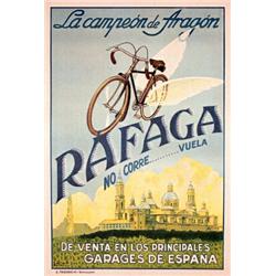 Rafaga Bicycle Poster 1935