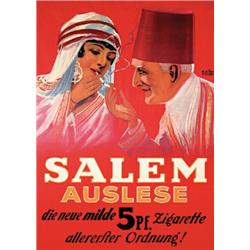 German Cigarette Poster 1928